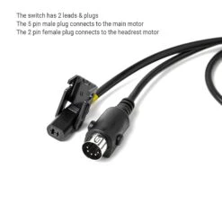 KDH127-052 5 Button Switch For Power Recliner Or Lift Chair With USB Charging Port 9 KDH127-052 5 Button Switch For Power Recliner Or Lift Chair With USB Charging Port -Power Adapter Store 0081