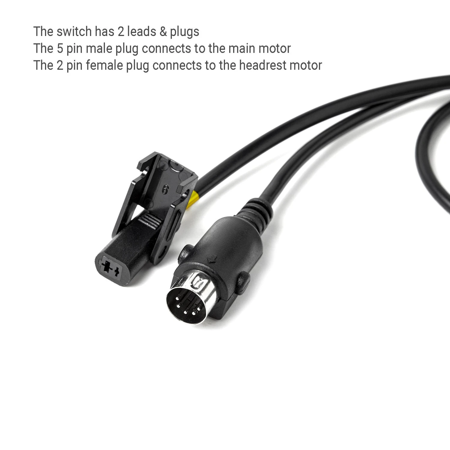 KDH127-052 5 Button Switch For Power Recliner Or Lift Chair With USB Charging Port 6 KDH127-052 5 Button Switch For Power Recliner Or Lift Chair With USB Charging Port - Image 4