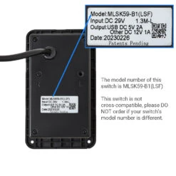 MLSK59-B1(LSF) Switch 4 Button With USB -Power Adapter Store 0334