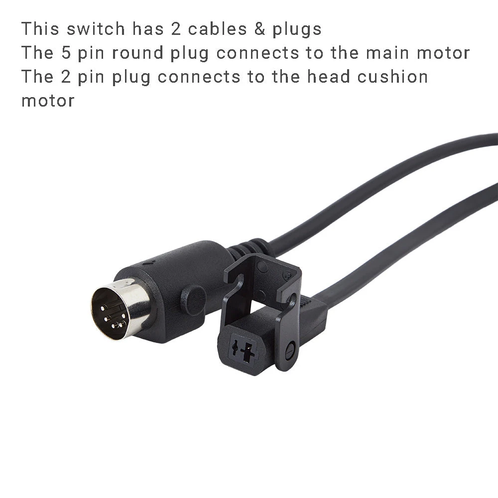 DL-SK-070-10 5 Button Switch For Power Recliner Or Lift Chair With USB 4 DL-SK-070-10 5 Button Switch For Power Recliner Or Lift Chair With USB - Image 2