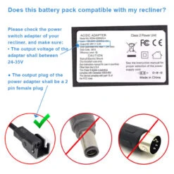 Universal Recliner Battery Pack 24V/29V 1800mAh Rechargable -Power Adapter Store 1 14e0f995 4cdd 44a9 985c 4df4a31827d3