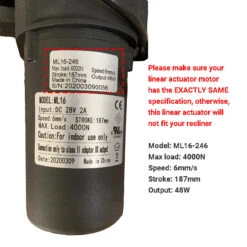 Mulin Power Recliner Motor ML16-246 Linear Actuator Compatible With Catnapper Recliner /Lift Chair/Sofa -Power Adapter Store 1 533d5a1c 9936 484f a6fb 7f5f4e8e1d92