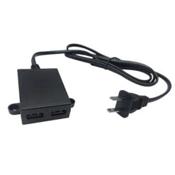 Furniture Mount Dual USB Charging Port- 5V 2A