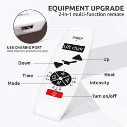 Replacement Remote Controller For Recliner Lifting Chair With Vibration Massage & Heat -Power Adapter Store 20201218104901