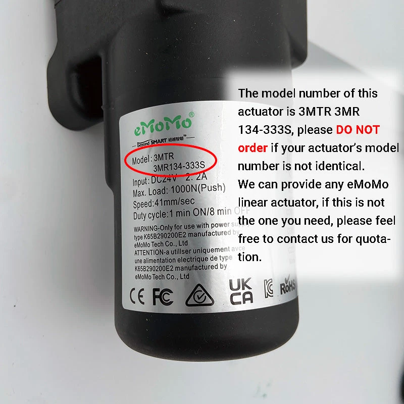 EMoMo 3MTR 3MR134-333S Linear Actuator Motor Assembly 4 EMoMo 3MTR 3MR134-333S Linear Actuator Motor Assembly - Image 2