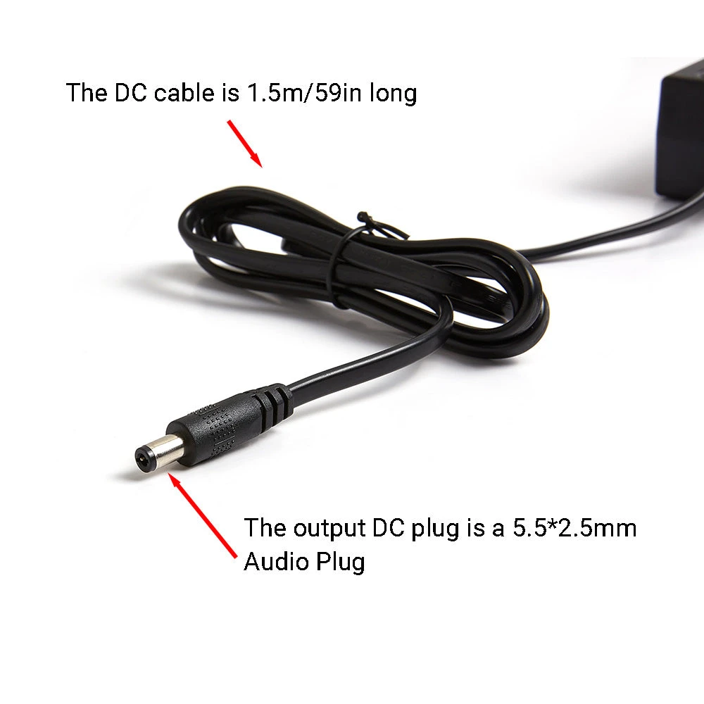 29V Single Pin Recliner Power Cord/Adapter 5.5*2.5mm Male DC Plug 29V 2A 4 29V Single Pin Recliner Power Cord/Adapter 5.5*2.5mm Male DC Plug 29V 2A - Image 2