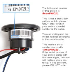 EMoMo RemoP40C2L 3 Button Switch With USB Charging Port -Power Adapter Store 3X4A2060