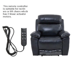 6 Button 5 Pin Remote Handset Controller For Recliners/Lift Chairs With 2 Motors -Power Adapter Store 3 4085ab42 94b5 44aa 8f2a fe5270edce1c