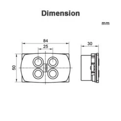 Mulin MLSK15-C2(L) Switch 4 Button Controller With USB For Recliner Lift Chair Couch Etc. -Power Adapter Store 4 639823c8 8b49 4574 8163 275b2a3a8744