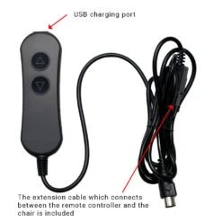 2 Button 5 Pin Recliner Remote Controller Replaces The HHC HSW302-CT Control Wands -Power Adapter Store 4 cfa8b8c6 5860 4378 a4af 0226e17332bb