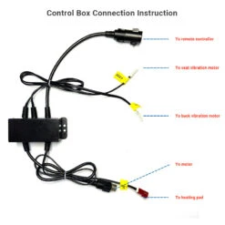 MLSK55-A1 Remote Controller & Junction Box Power Recliner 6 Button 8 Pin -Power Adapter Store 5 25994693 2f4a 4fa8 9b59 99b9618ab106