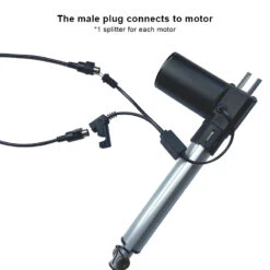5 Pin Sync Control Y Splitter Cable For Linear Actuators 39inch Remoter To 2 Actuators -Power Adapter Store 5 d3cf0797 00c5 4140 bbc2 bd4586d96c60
