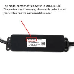 MLSK35-D(L) 5-Button Switch For Power Recliner Chairs W/ USB -Power Adapter Store IMG 0003