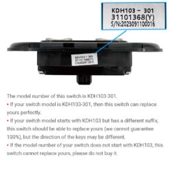 KDH103-301 2 Button Switch For Power Recliner Or Lift Chair -Power Adapter Store IMG 0821