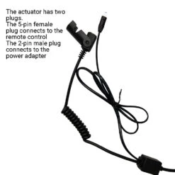 Kaidi KDFSJ-369-11 Linear Actuator Motor Assembly -Power Adapter Store IMG 4575