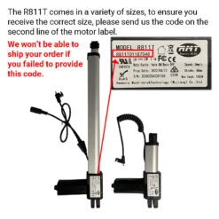RMT R811T Linear Actuator Remacro Motor Assembly -Power Adapter Store IMG 5342