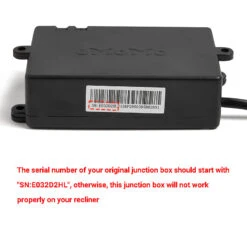 EMoMo Heat And Vibration Massage Junction Box For Recliner SN:E032D2HL -Power Adapter Store IMG 9811