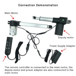 6 Button 5 Pin Remote Handset Controller For Recliners/Lift Chairs With 2 Motors -Power Adapter Store QQ 20220810164531
