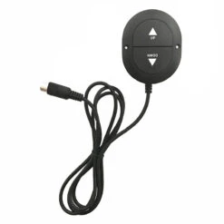 Universal Fixed Side Hand Controller For Electric Furniture Oval 2 Button 5 Pin Handset -Power Adapter Store SM FT0402B 1